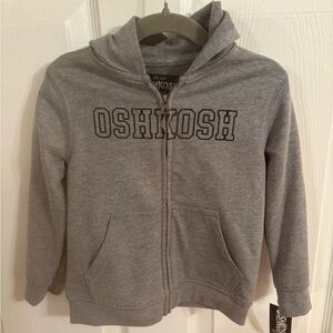 OshKosh B'gosh Kids Charcoal Zip-Up Hoodie